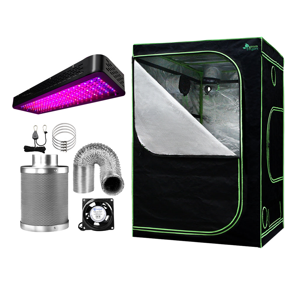 NNEDSZ Grow Tent 2000W LED Grow Light 150X150X200cm Mylar 4" Ventilation