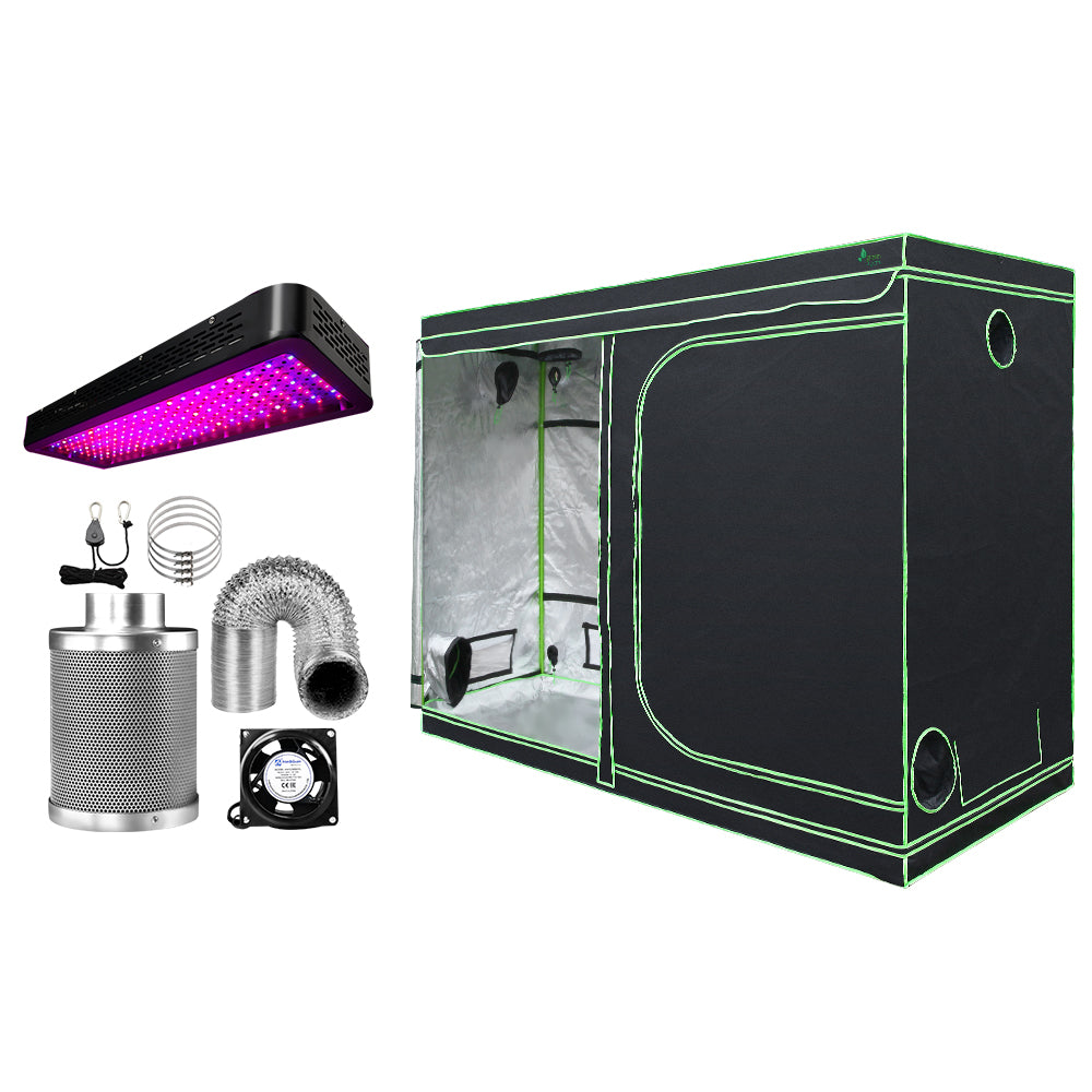 NNEDSZ Grow Tent 2000W LED Grow Light 280X140X200cm Mylar 6" Ventilation