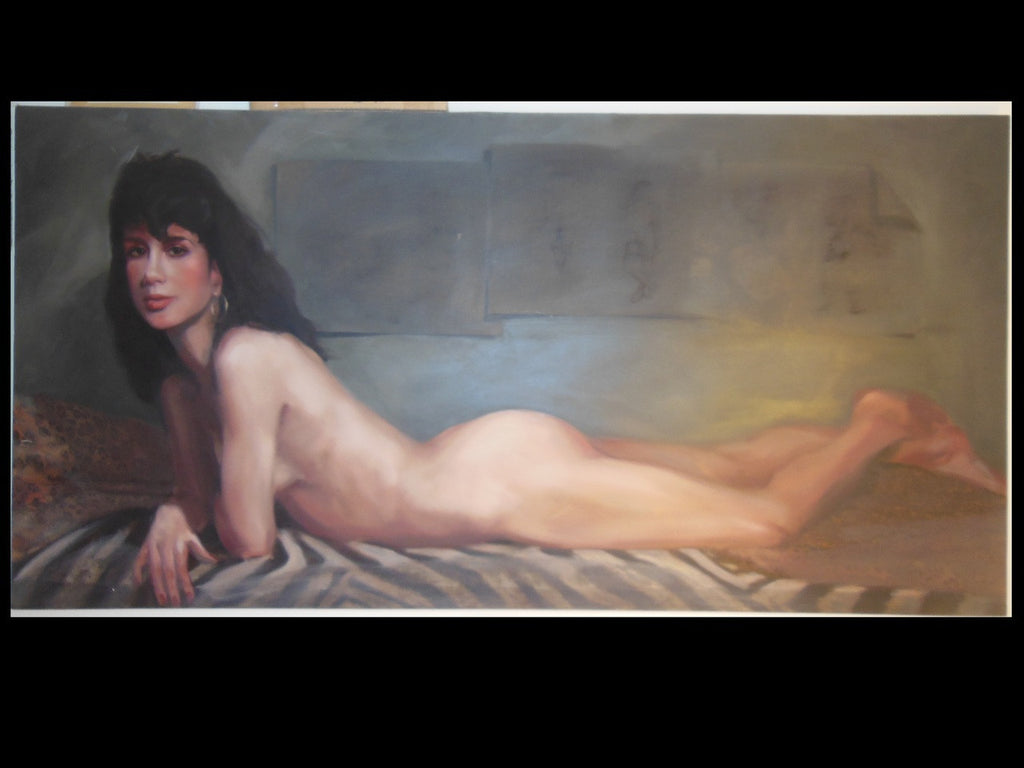 Portrait of an Artist- #5 -Oil on Canvass.  Russ Cormier