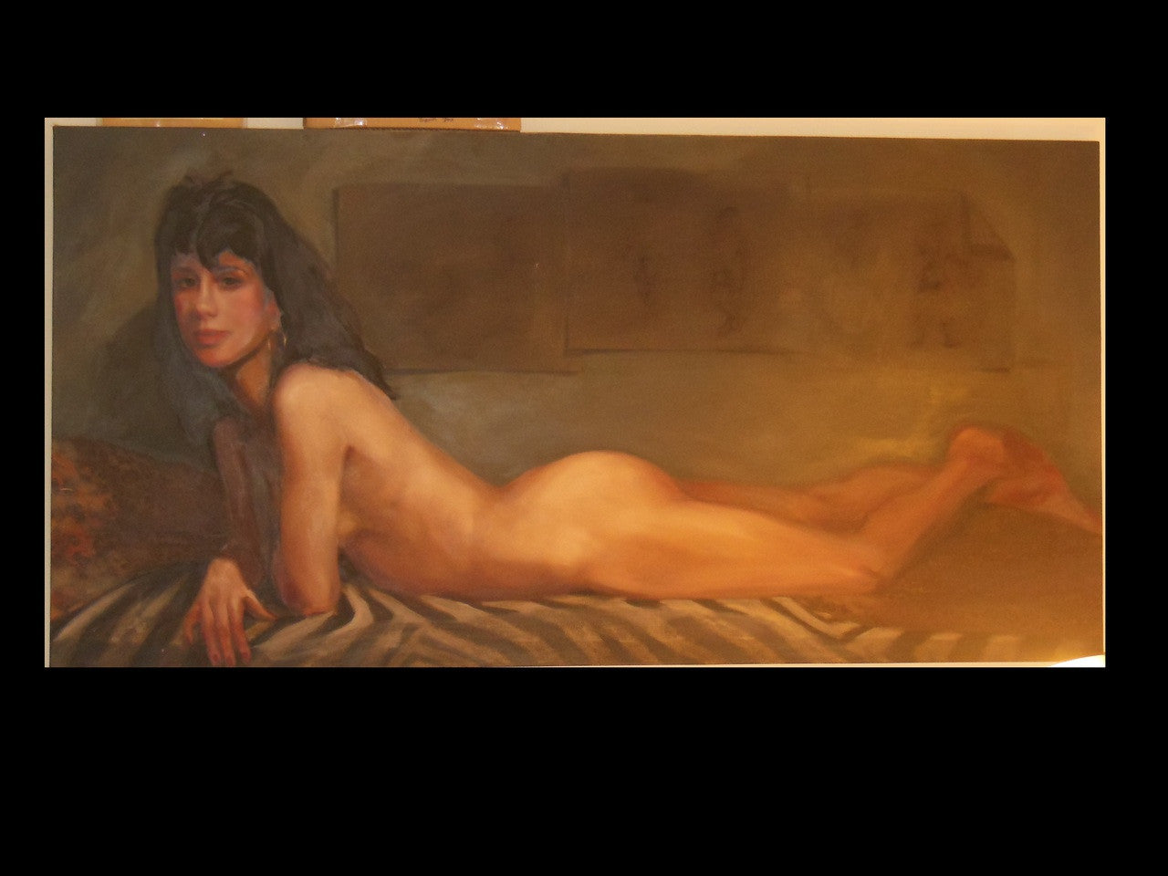 Portrait of an Artist- #5 -Oil on Canvass.  Russ Cormier