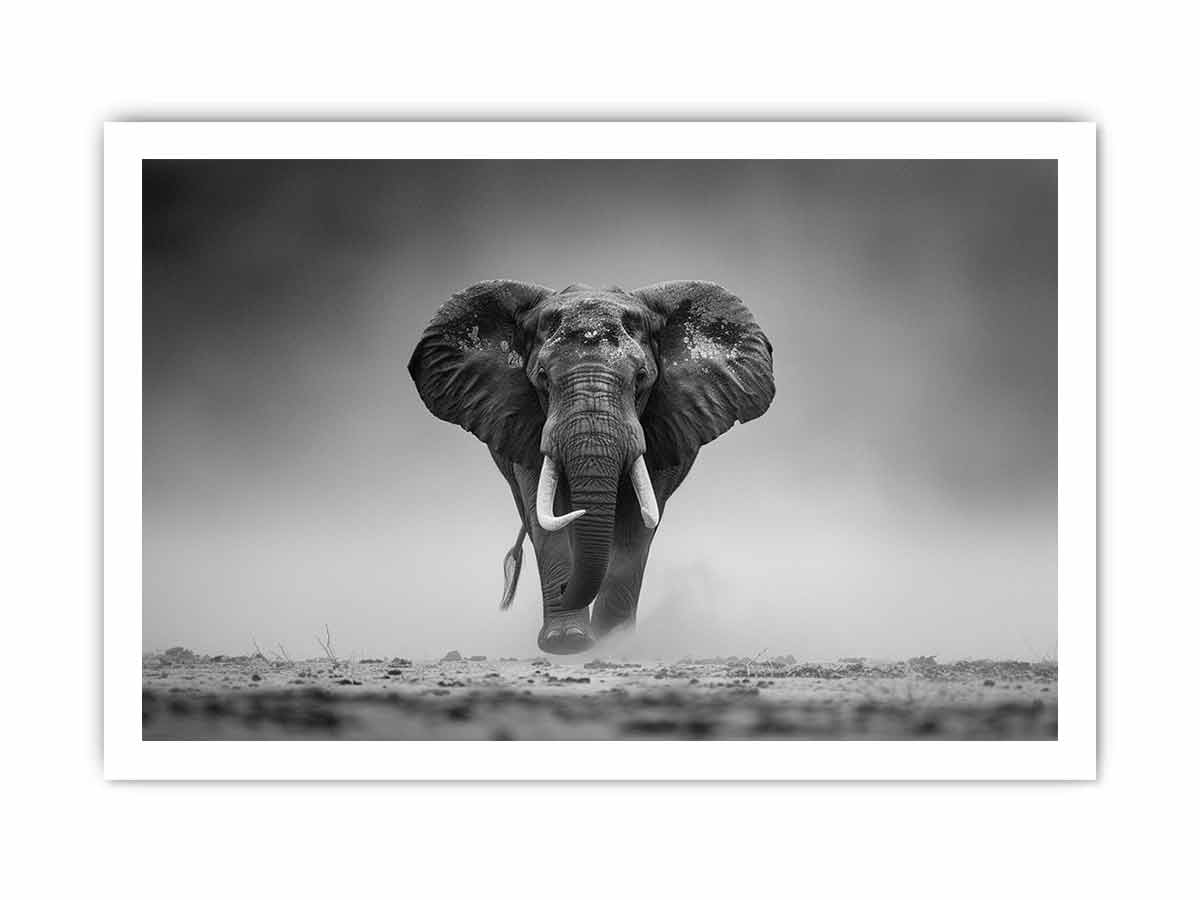 Elepahant Canvas Painting  Print