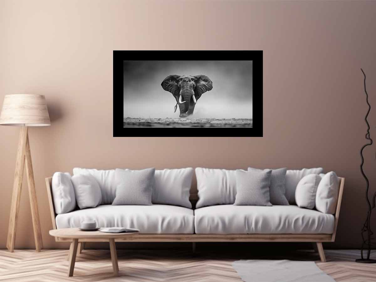 Elepahant Canvas Painting  Print