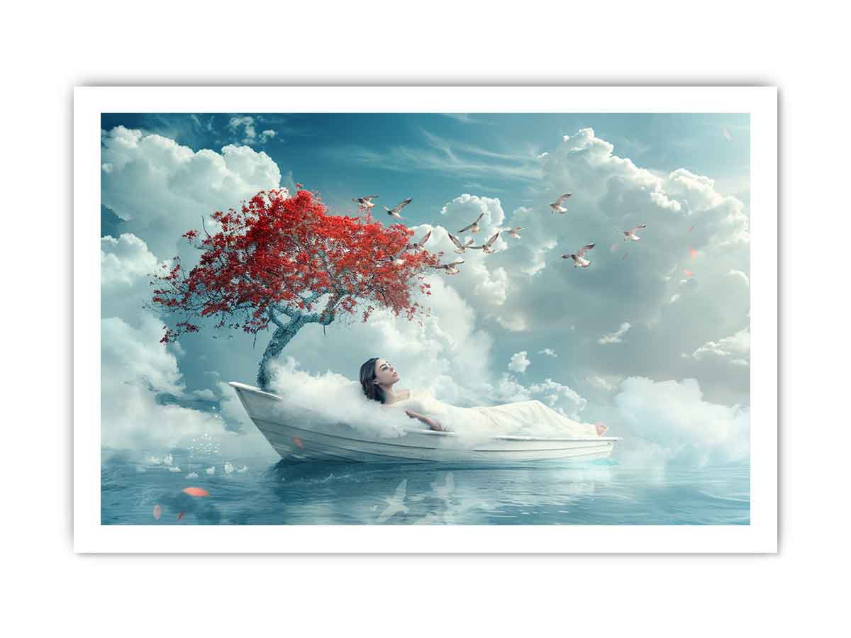 Dream Sleep  Fantasy Canvas Art Print