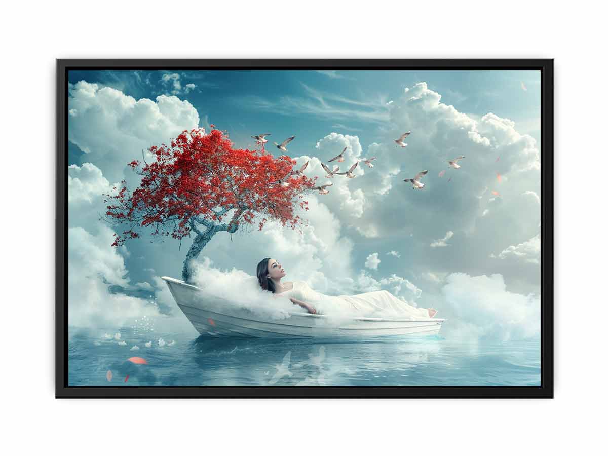 Dream Sleep  Fantasy Canvas Art Print