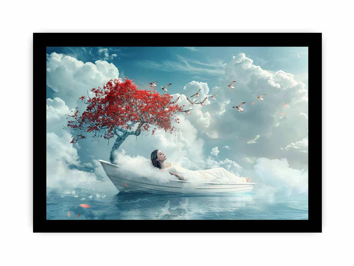 Dream Sleep  Fantasy Canvas Art Print