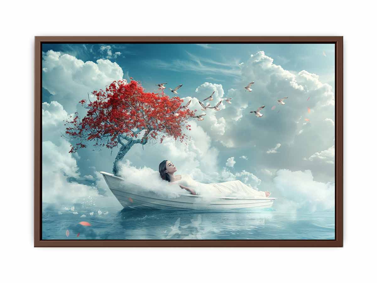 Dream Sleep  Fantasy Canvas Art Print