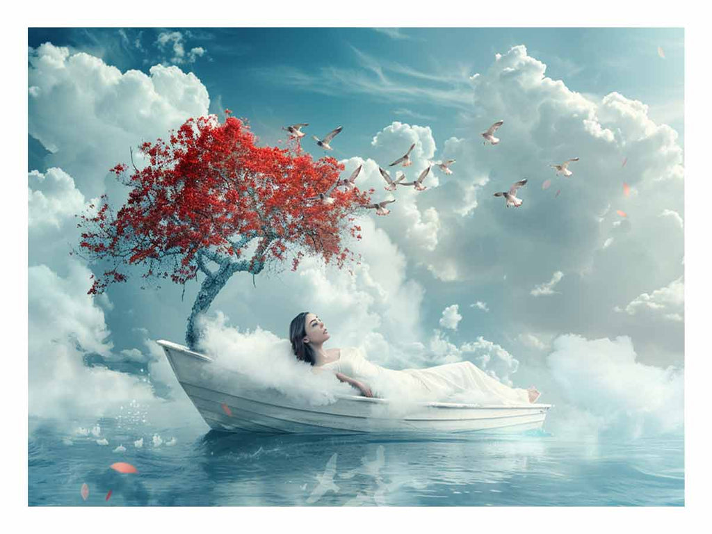 Dream Sleep  Fantasy Canvas Art Print