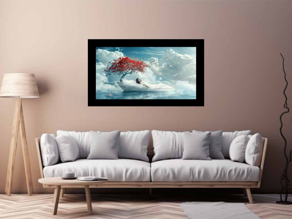 Dream Sleep  Fantasy Canvas Art Print