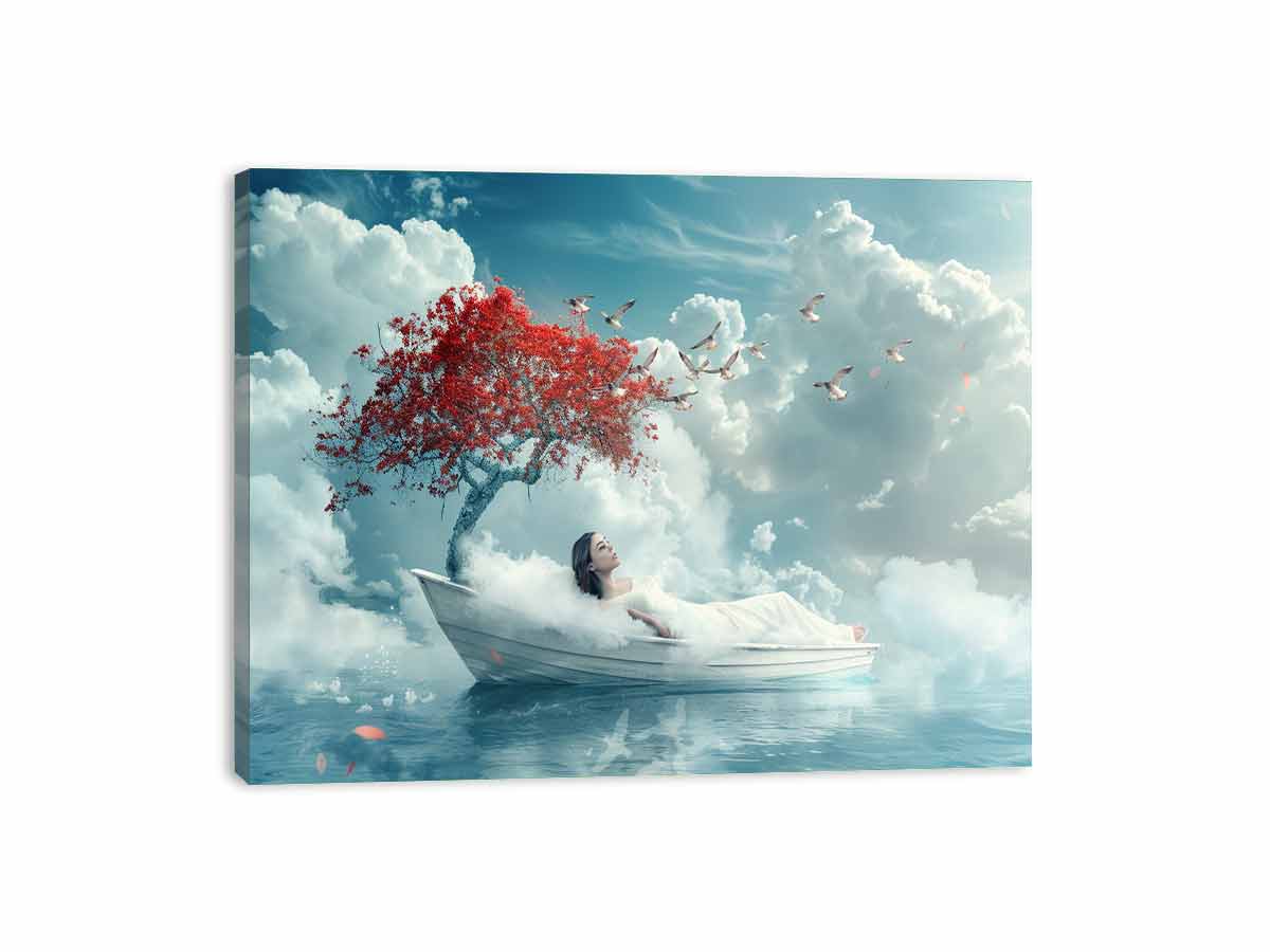Dream Sleep  Fantasy Canvas Art Print