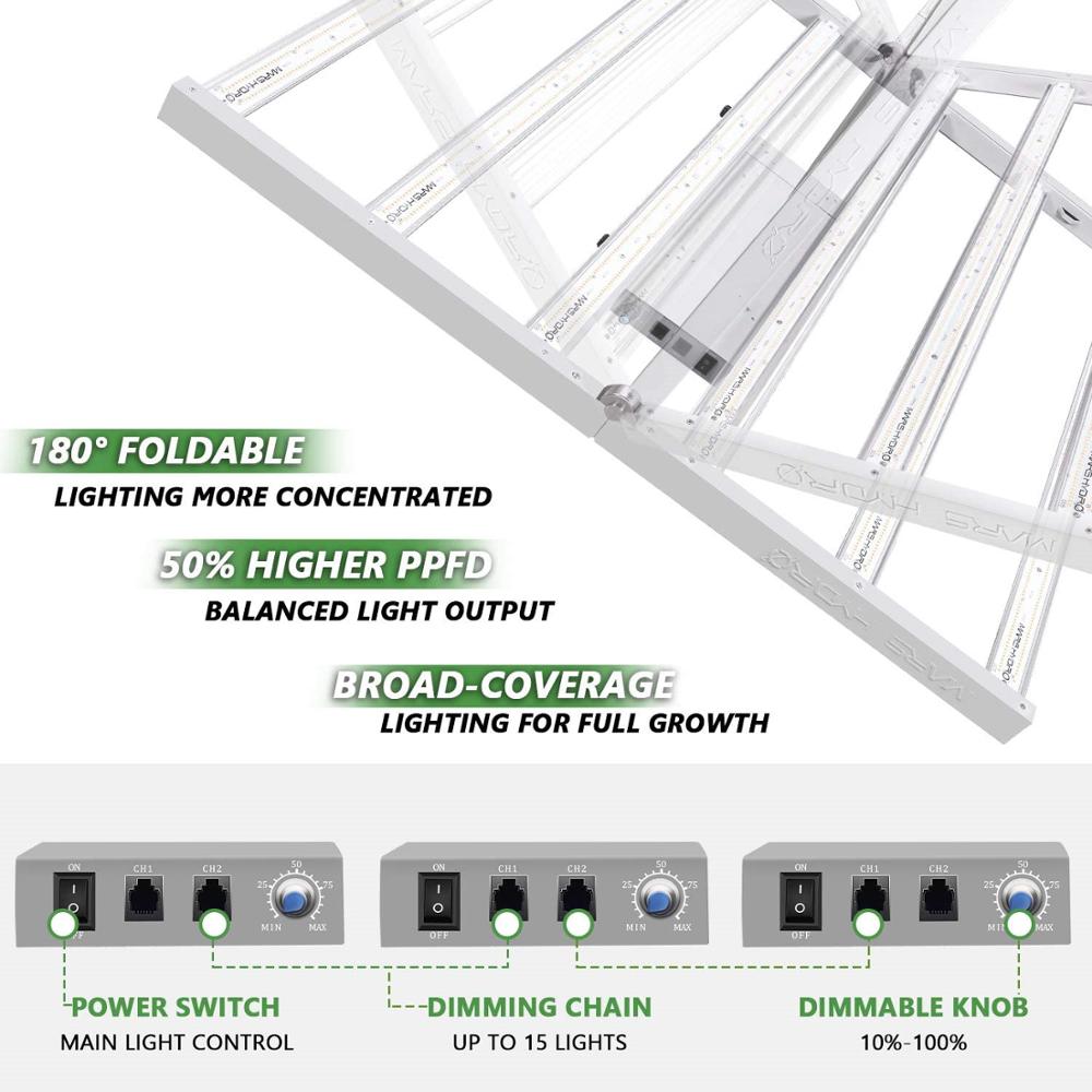 FC 4800 Samsung LM301B Full Spectrum LED Grow Lights Strip Grow Tent Hydroponics Veg and Flower