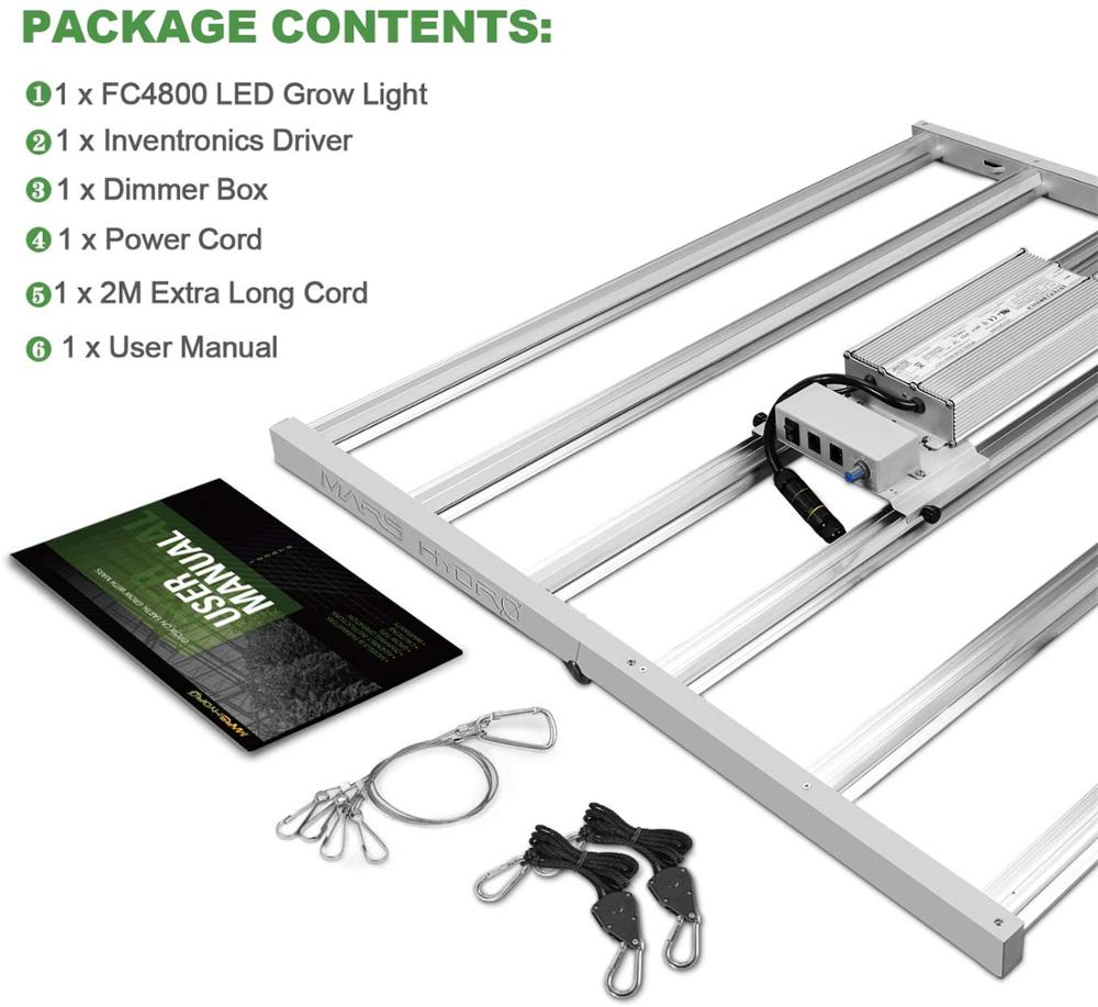 FC 4800 Samsung LM301B Full Spectrum LED Grow Lights Strip Grow Tent Hydroponics Veg and Flower