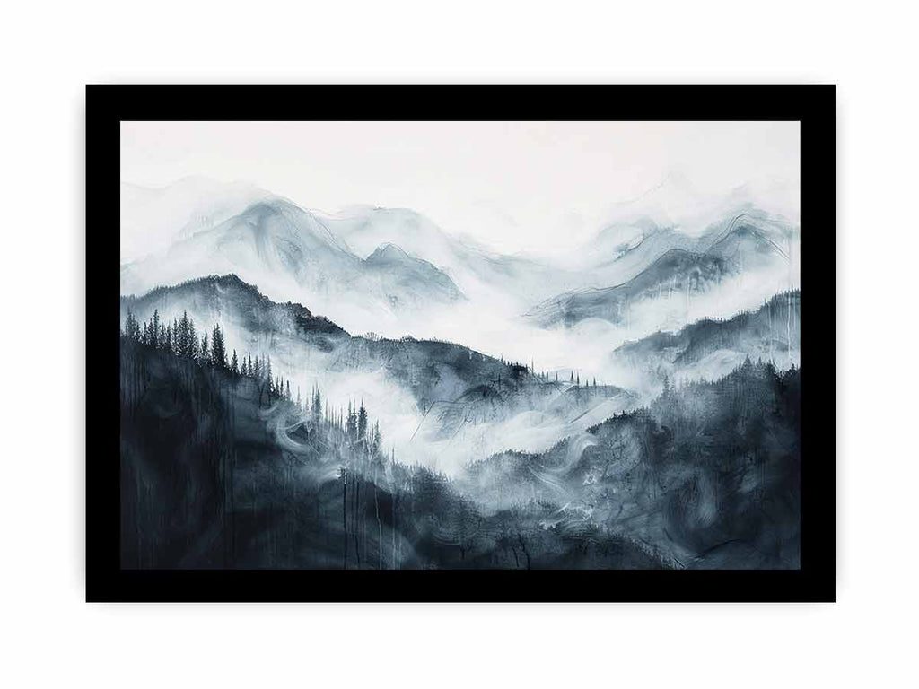 Mountain Canvas Painting Print