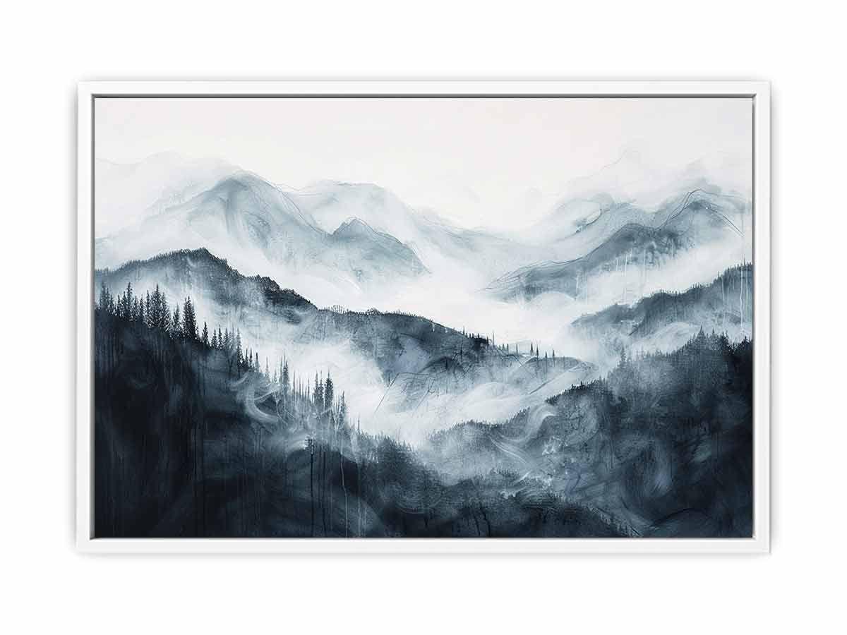Mountain Canvas Painting Print