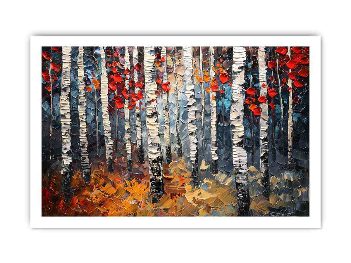 Birch Tree Painting