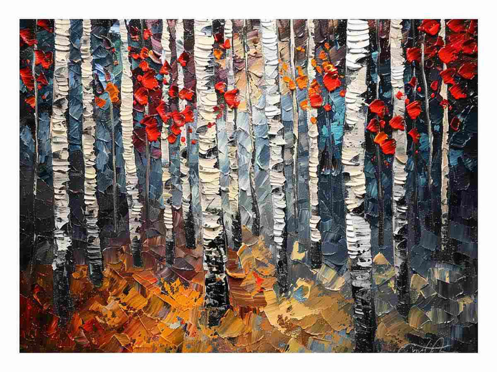 Birch Tree Painting