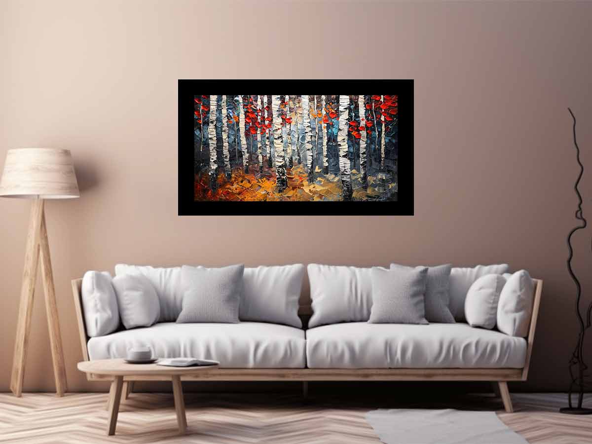 Birch Tree Painting